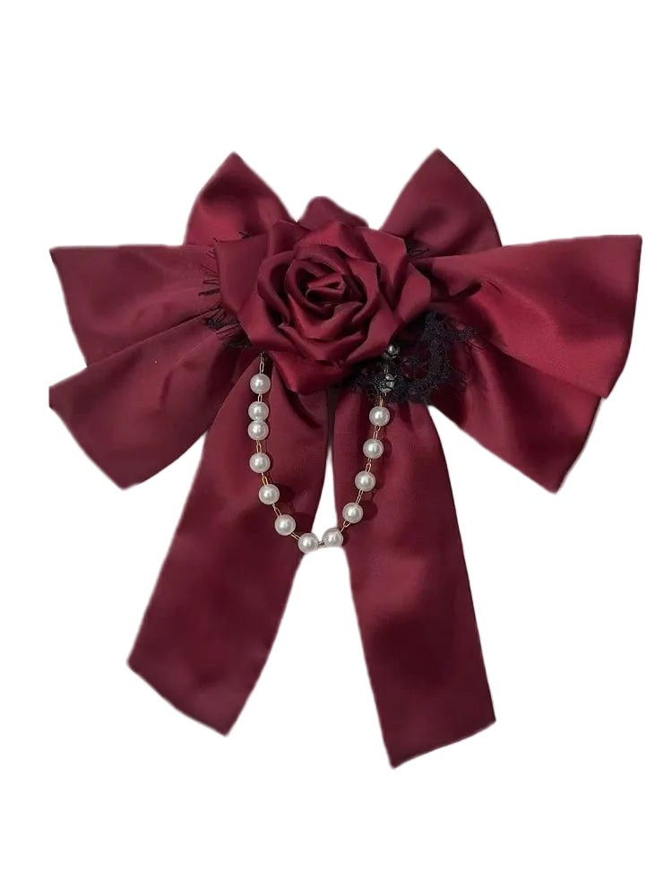 [Précommande jusqu'au 28 avril] Chapeau + accessoires de la série Princesse Rose Gothique Élégante