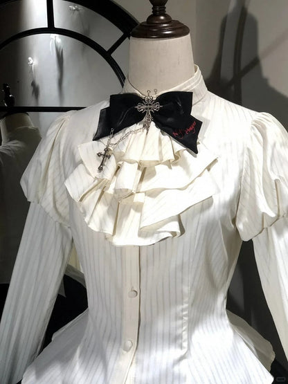 【12月3日予約締切】inverted spell contract ダークゴシックウィッチレッドドレスフルセット＋シャツ＋ベスト＋スカート