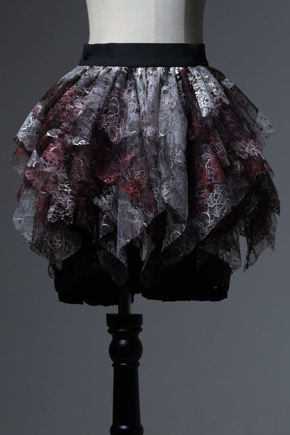 [Deadline for reservations: December 10] Bloodstained Asymmetrical Tulle Skirt Pants + Leg Rings