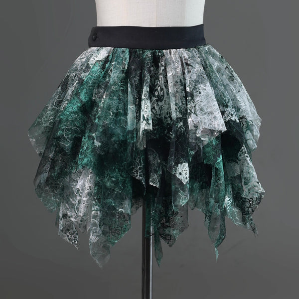 [Deadline for reservations: December 10] Bloodstained Asymmetrical Tulle Skirt Pants + Leg Rings