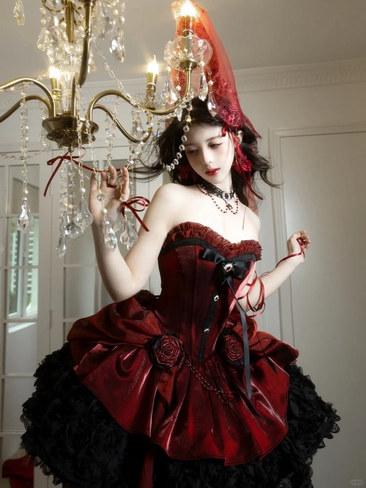 【1月24日予約締切】エレガントゴシックローズドールドレスセットA/B