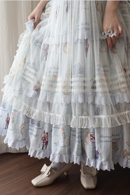 愛麗絲夢境洋裝+疊層洋裝+吊帶裙+襯衫+裙子+背心裙+配飾