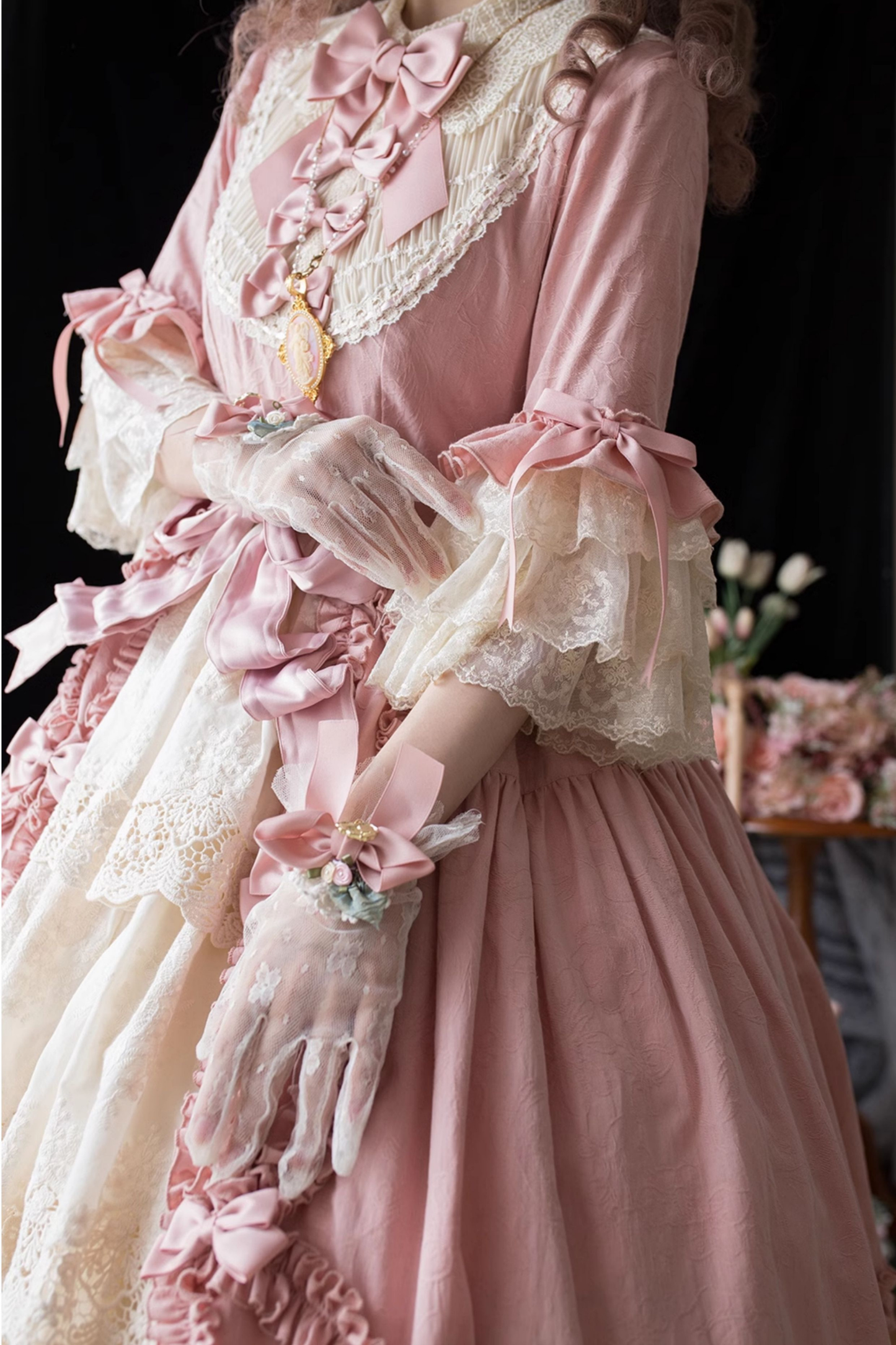 エレガントプリンセススリーブロリータドレス