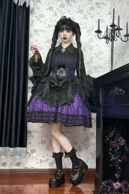 Moon River Gothic Skirt + Cape + Top + Bow