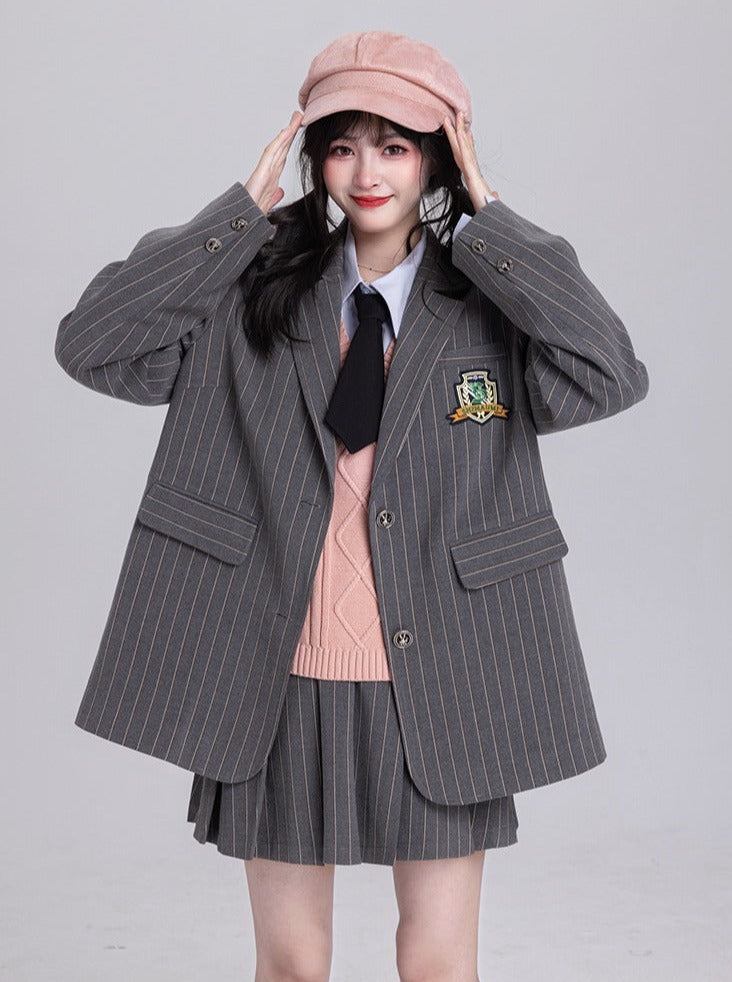 Embrell College Style Jacket + Skirt