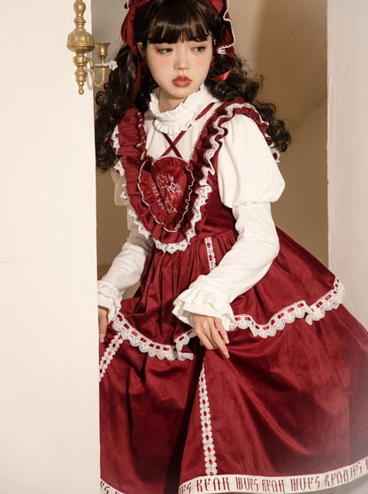 Gothic Doll Velvet Dress