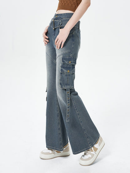 Retro Wash Streuse Pocket Old Jeans