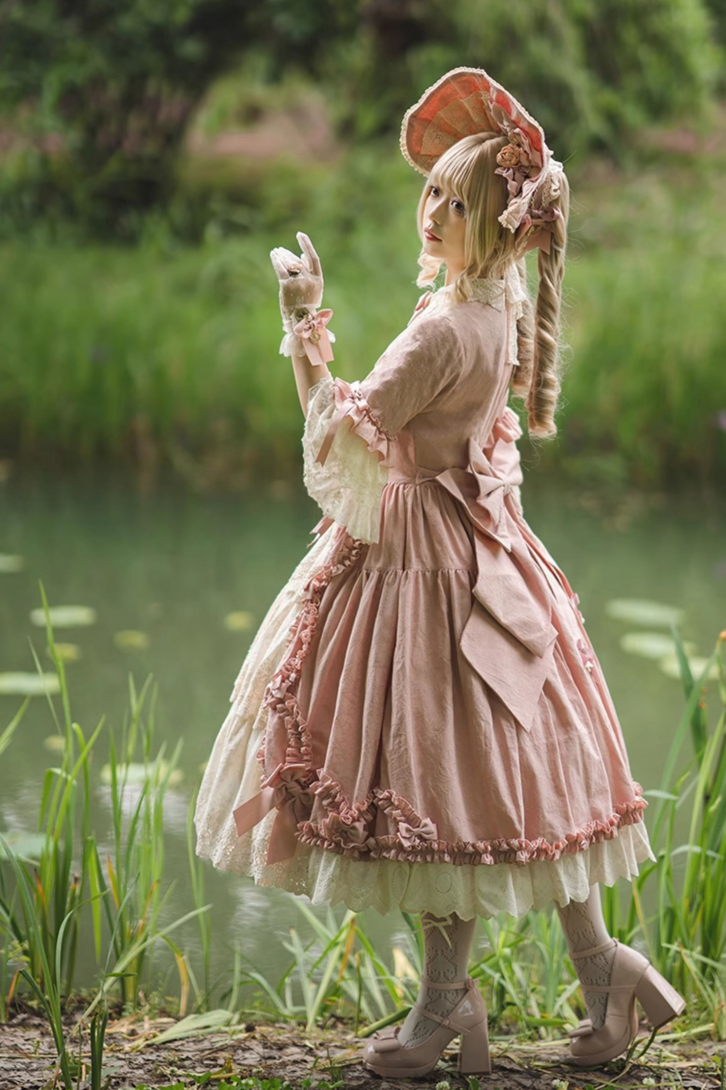 エレガントプリンセススリーブロリータドレス