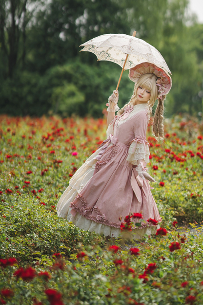 エレガントプリンセススリーブロリータドレス