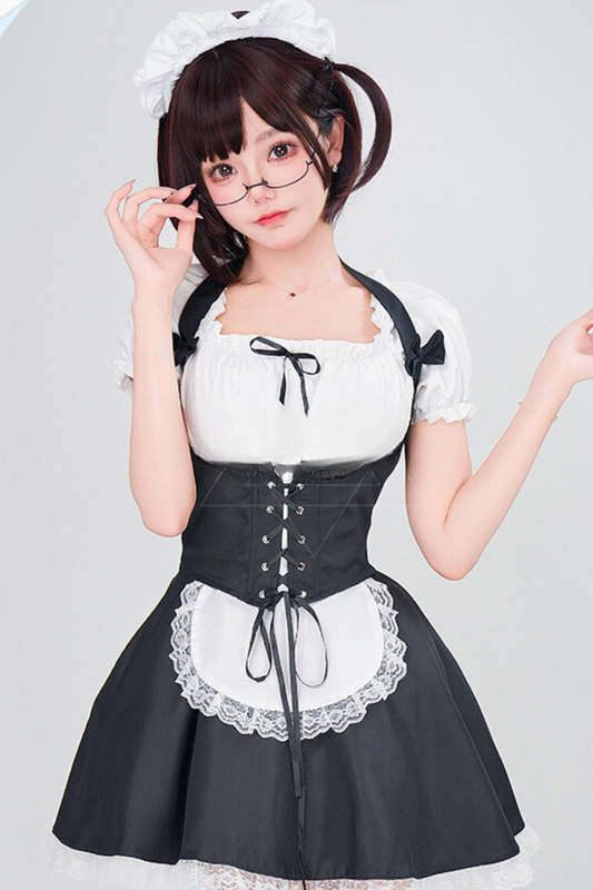 Soft girly lace maid set