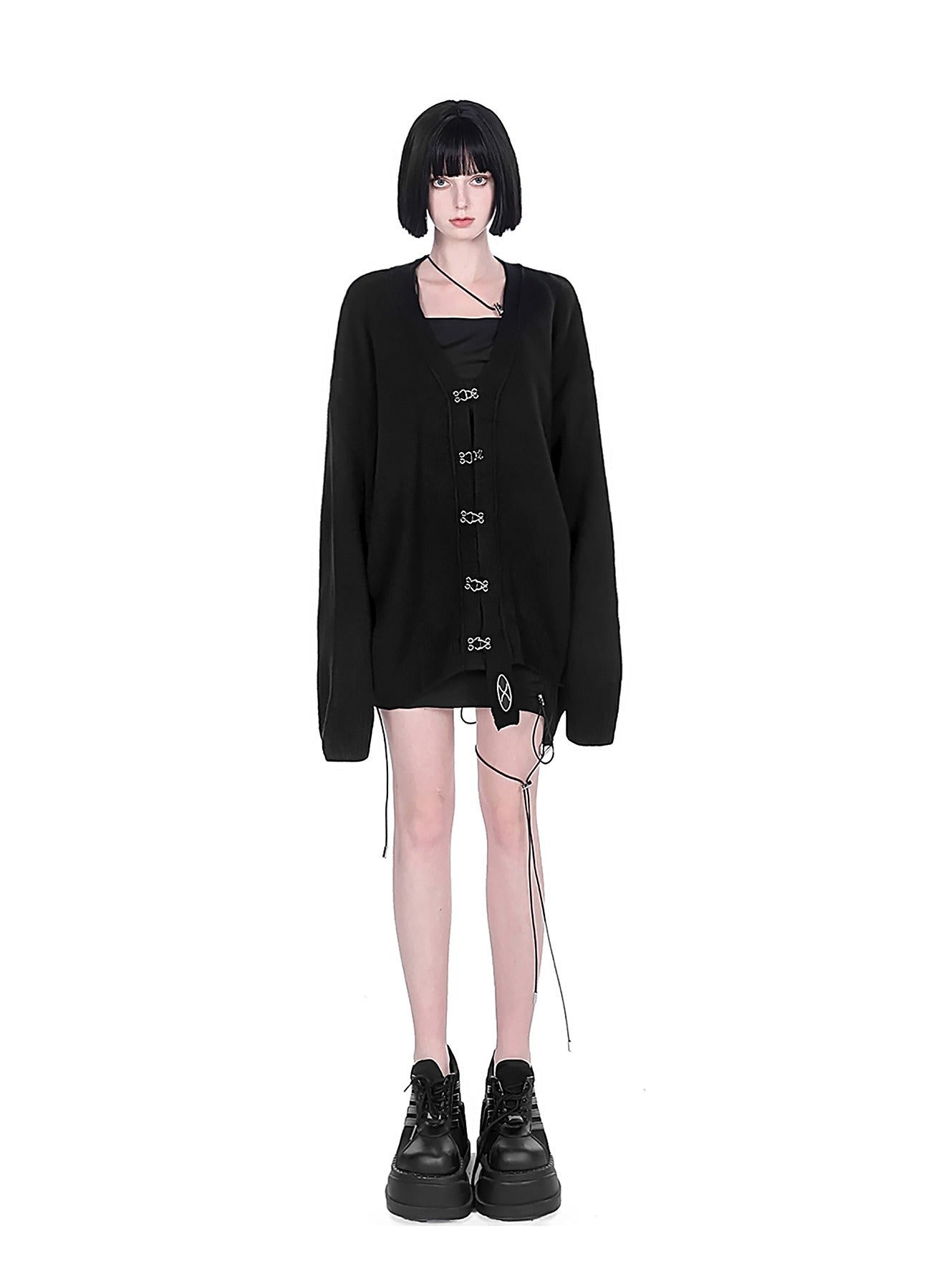 Monster Tassel Knit Cardigan