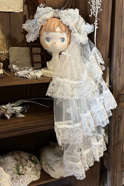 [Précommande jusqu'au 13 mai] Accessoires de la série fantaisie papillon bleu/blanc/vert clair