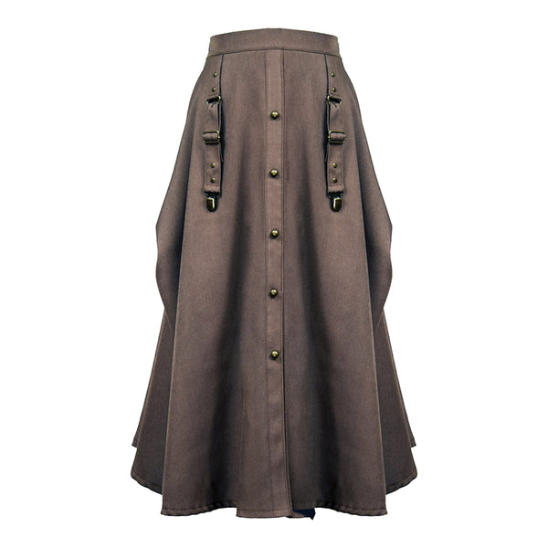 Mystery Steam Waist Seal Midi Skirt Set