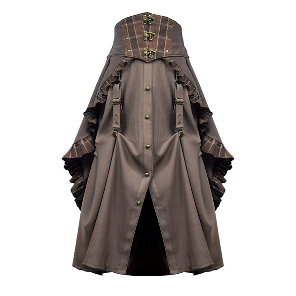 Mystery Steam Waist Seal Midi Skirt Set