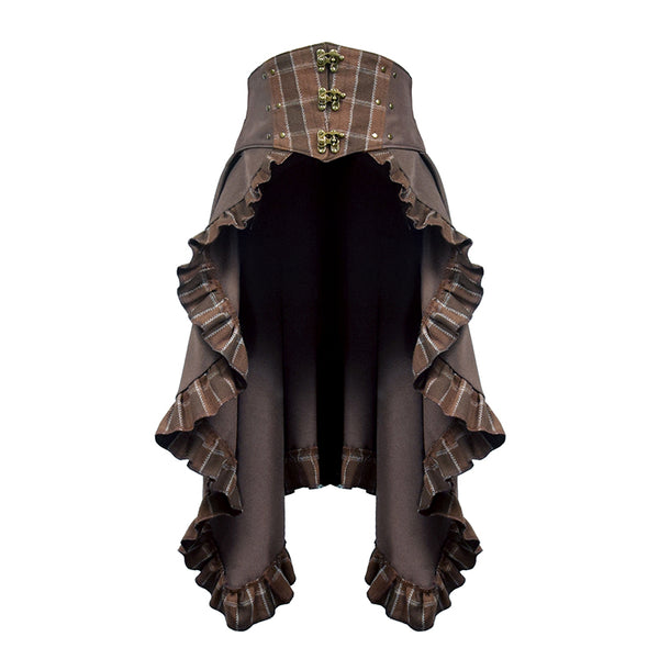 Mystery Steam Waist Seal Midi Skirt Set