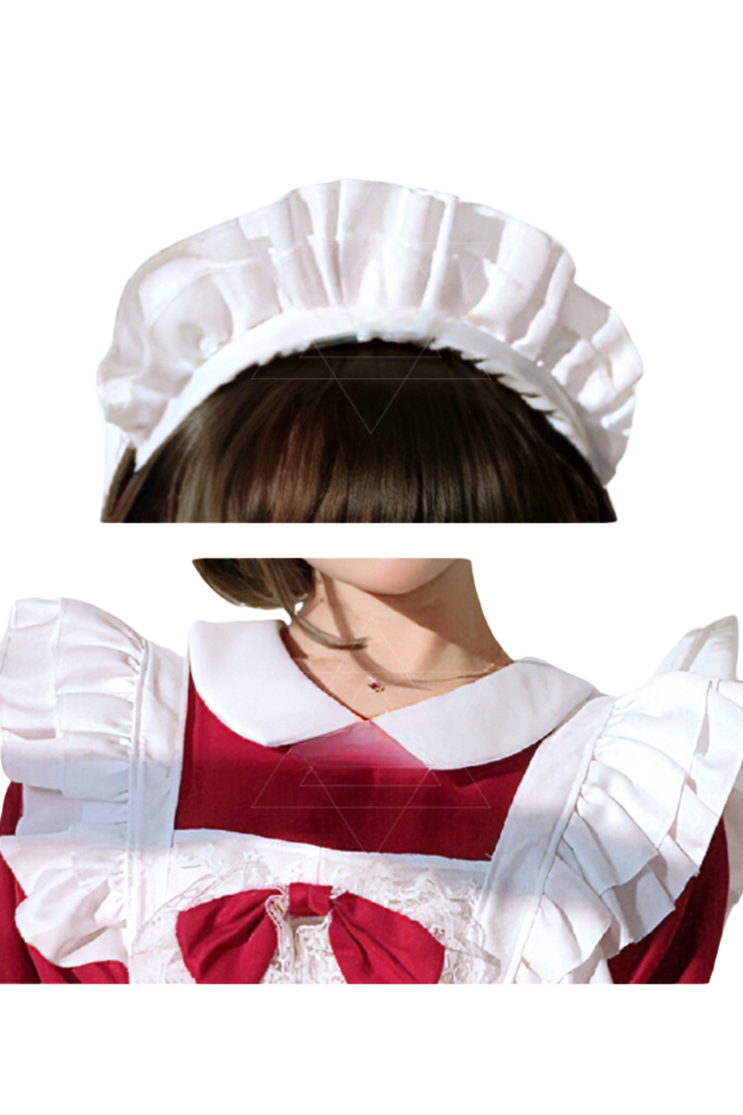 Sweet Red Ribbon Maid Set