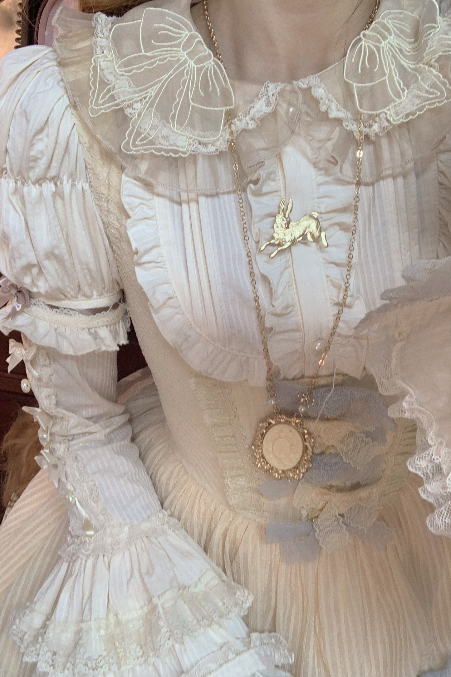 Briana Bear Print Dream Doll Lolita Dress + JSK + Skirt + Shirt + Petticoat