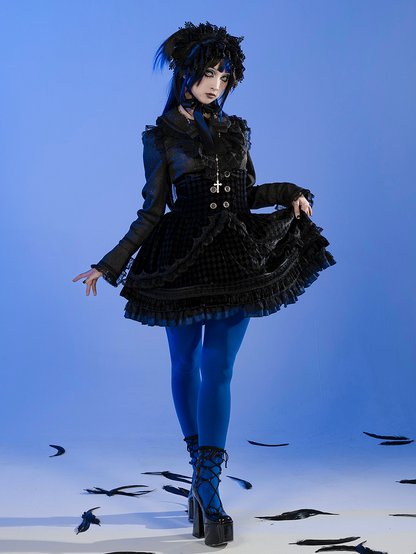 Deposit Will Never Be Again Original Design Gothic Twin Set Lolita Prince Line