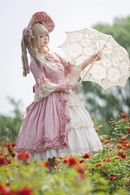 エレガントプリンセススリーブロリータドレス