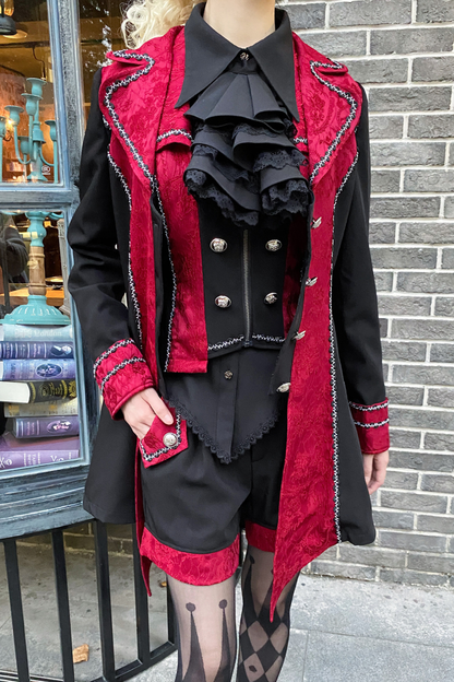 Dark Prince Lolita Jacket + Shirt + Pants + Vest