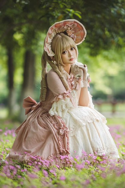 エレガントプリンセススリーブロリータドレス