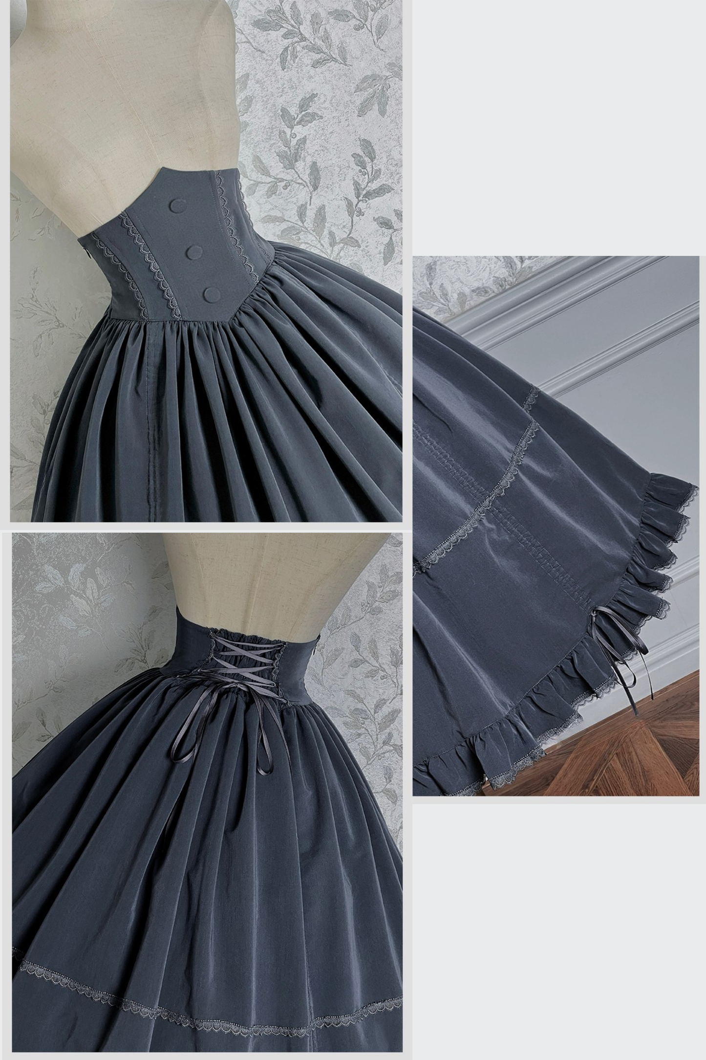 [Deadline for reservations: November 23] Victoria Duke Elegant Classic Pull-Up Skirt + Tiered Ribbon Skirt