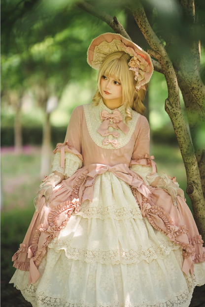 エレガントプリンセススリーブロリータドレス