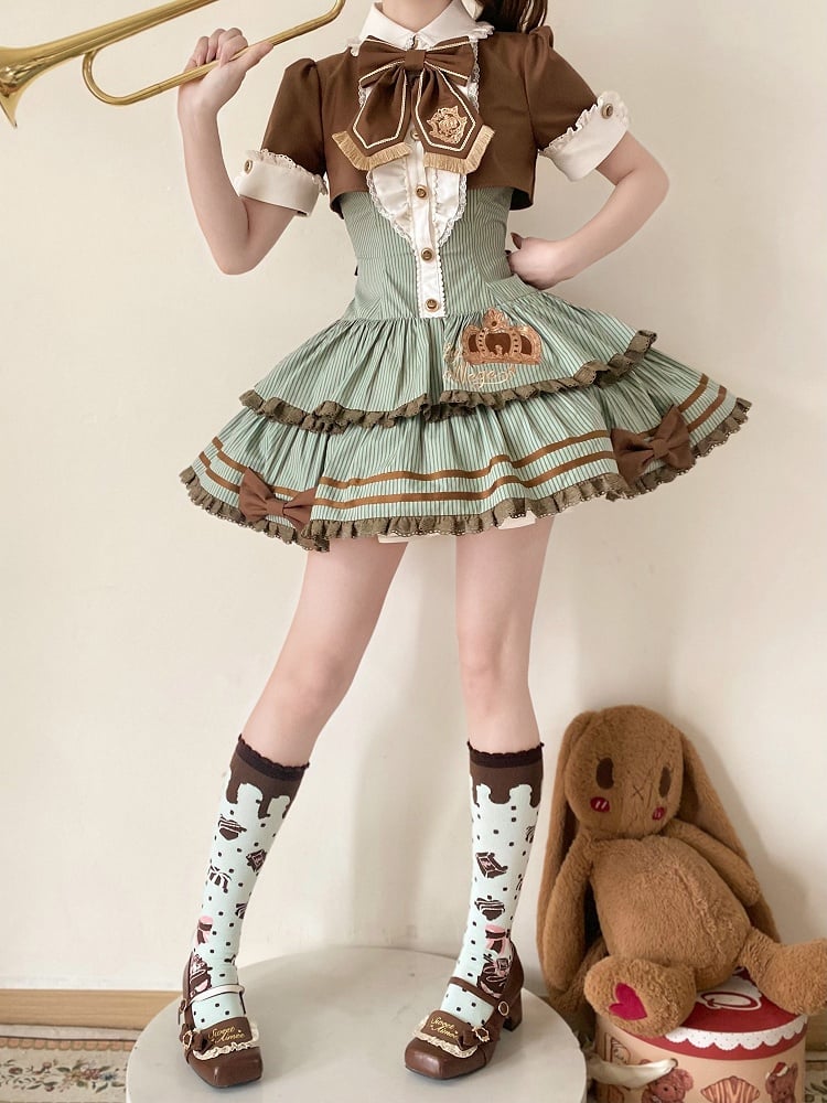 [Pre-order Deadline: March 31] Magical Academy Elegant Crown Embroidery Dress Type A/B