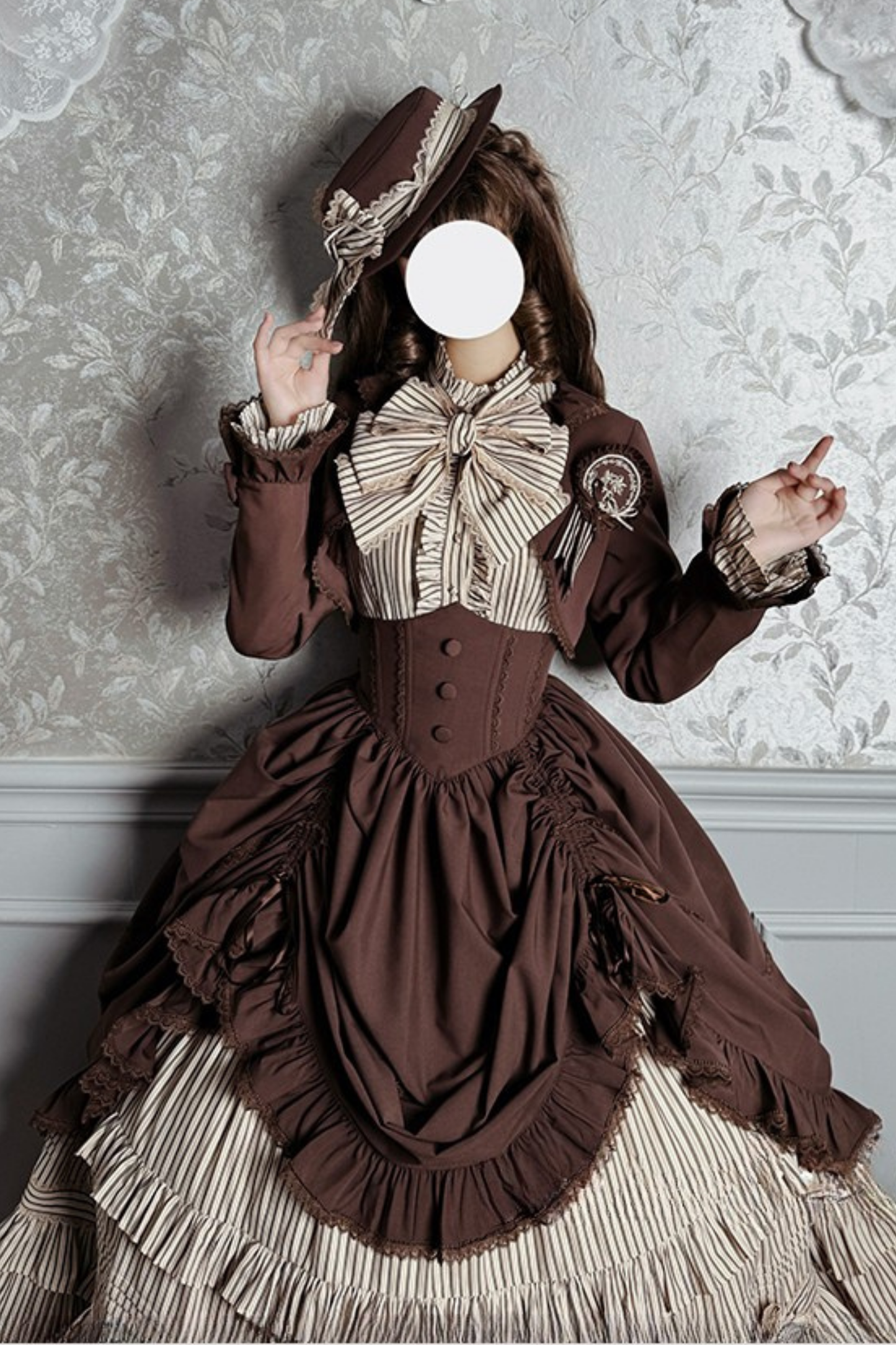 【12月23日予約締切】ビクトリアデュークエレガントクラシックリボンハット＋アクセサリー