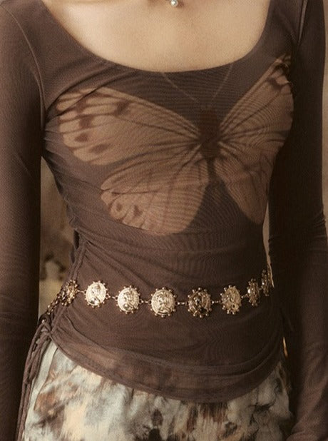 レトロメタルチェーンベルト