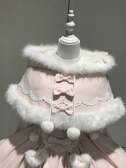 【12月19日予約締切】Sweet Dream Rabbitうさ耳フーディーファーケープ＋OPドレス＋サスペンダードレス＋インナートップス