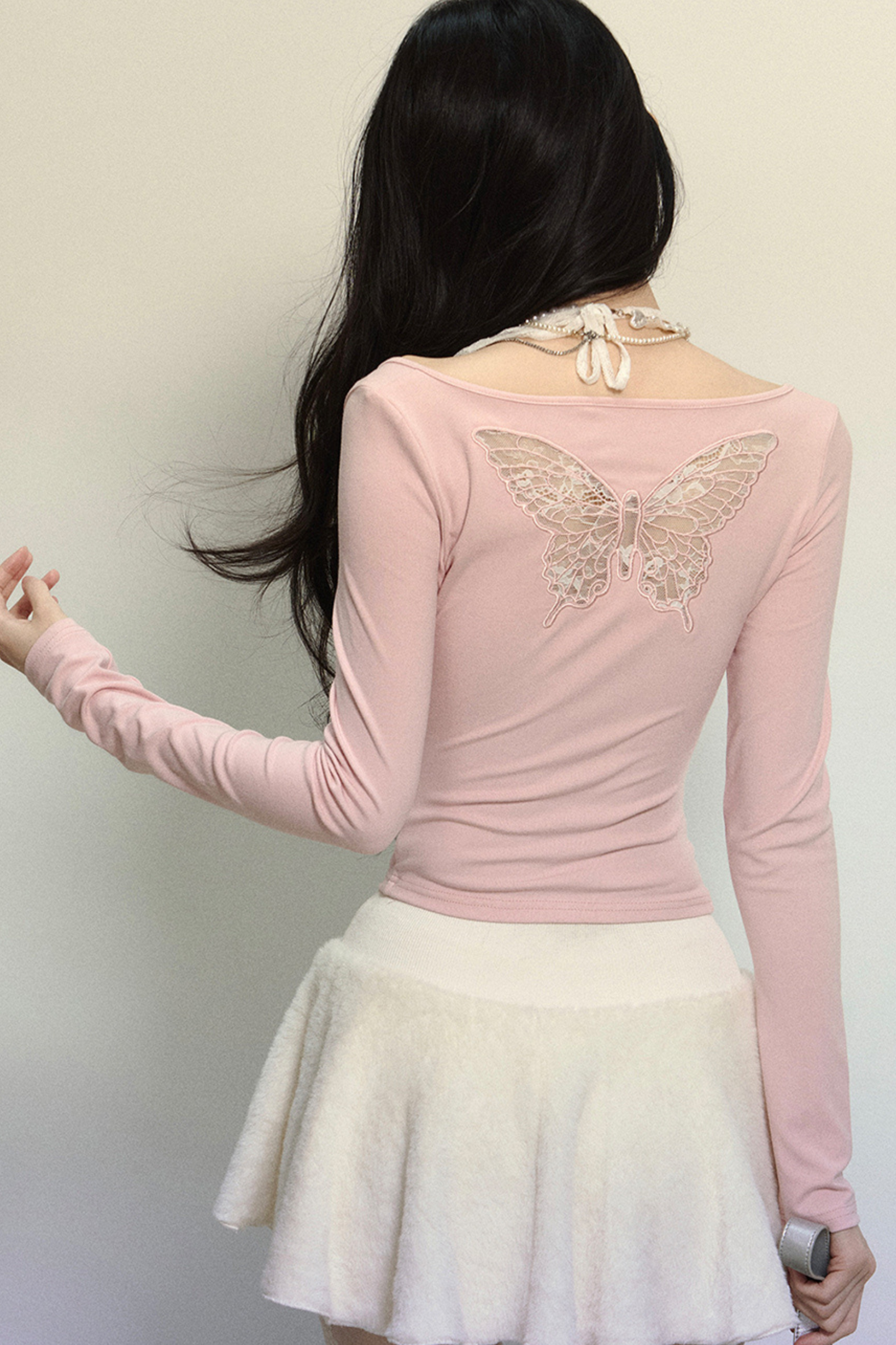 Lace Halterneck Sweet Top