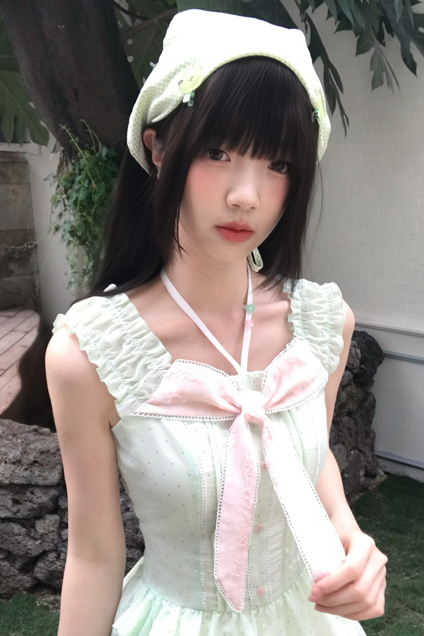 スイートガールドットドレス