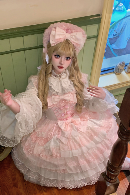 ドールレースロリータブラウス