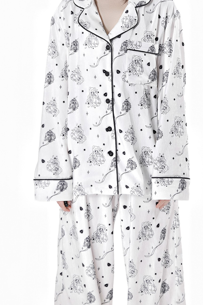 Chic Girl Stick Home Tops + Pants