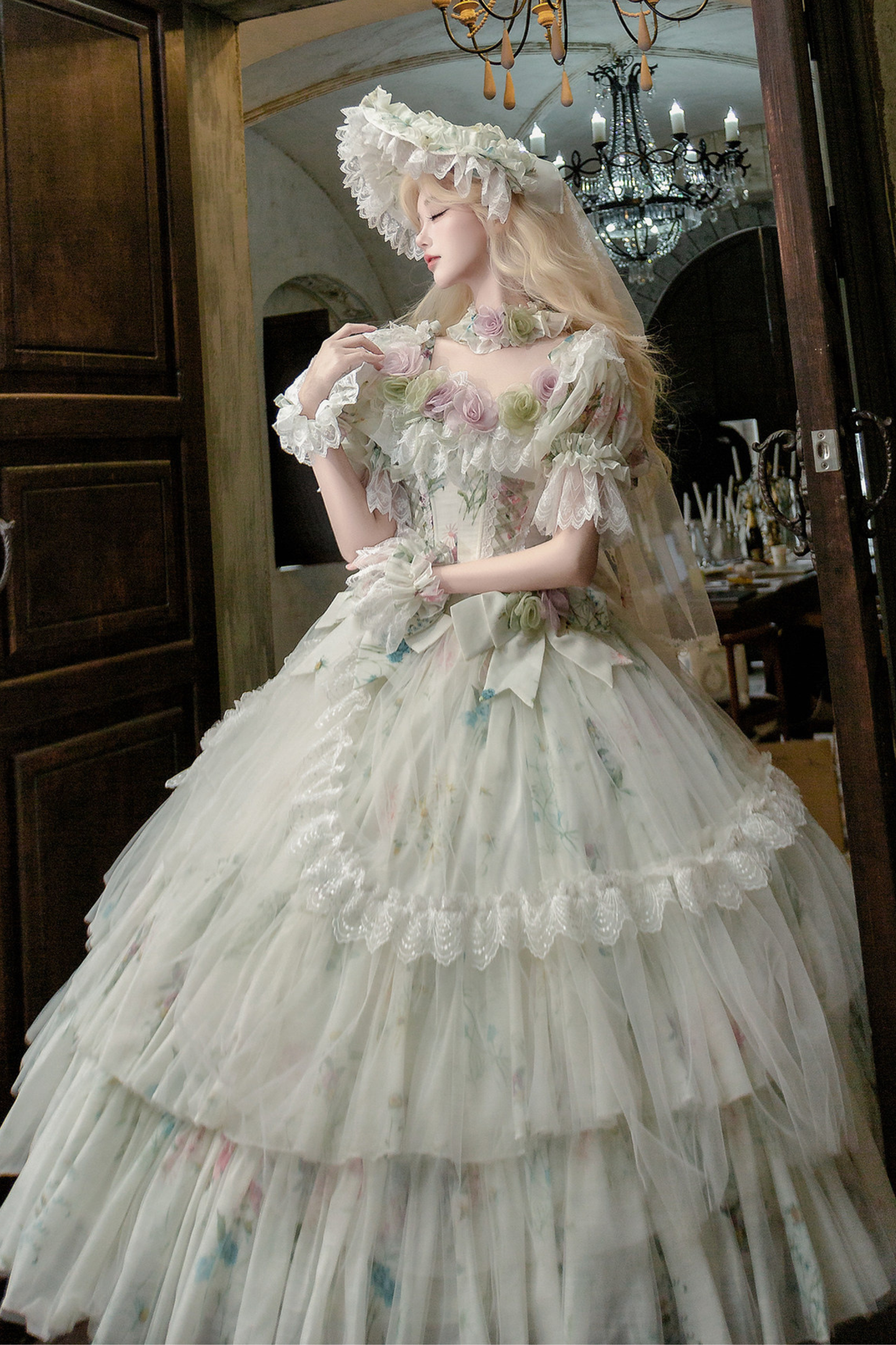 [Pre-order] Flower Fairy Bridal Lolita Dress