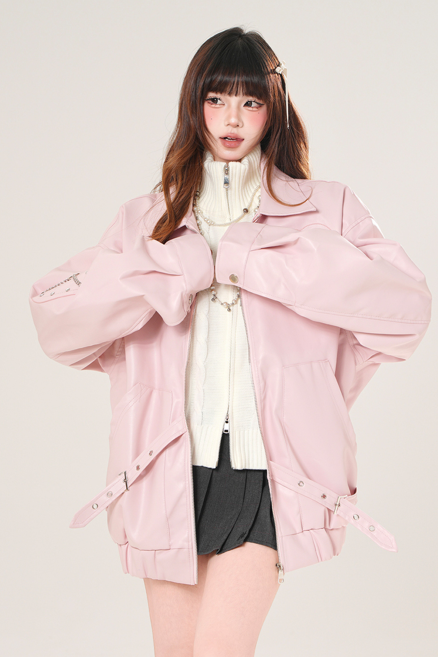 ダークハートレザージャケット