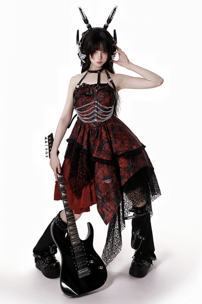 サブカルチャーダークゴシックハンサムセットアップ