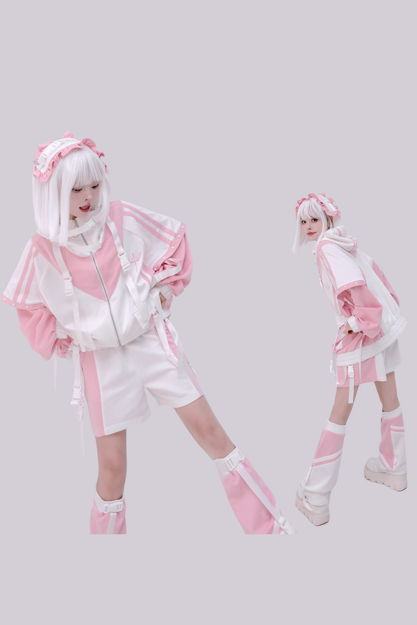 【数量限定】フェザーウィングジャージセットアップ＋ヘアバンド