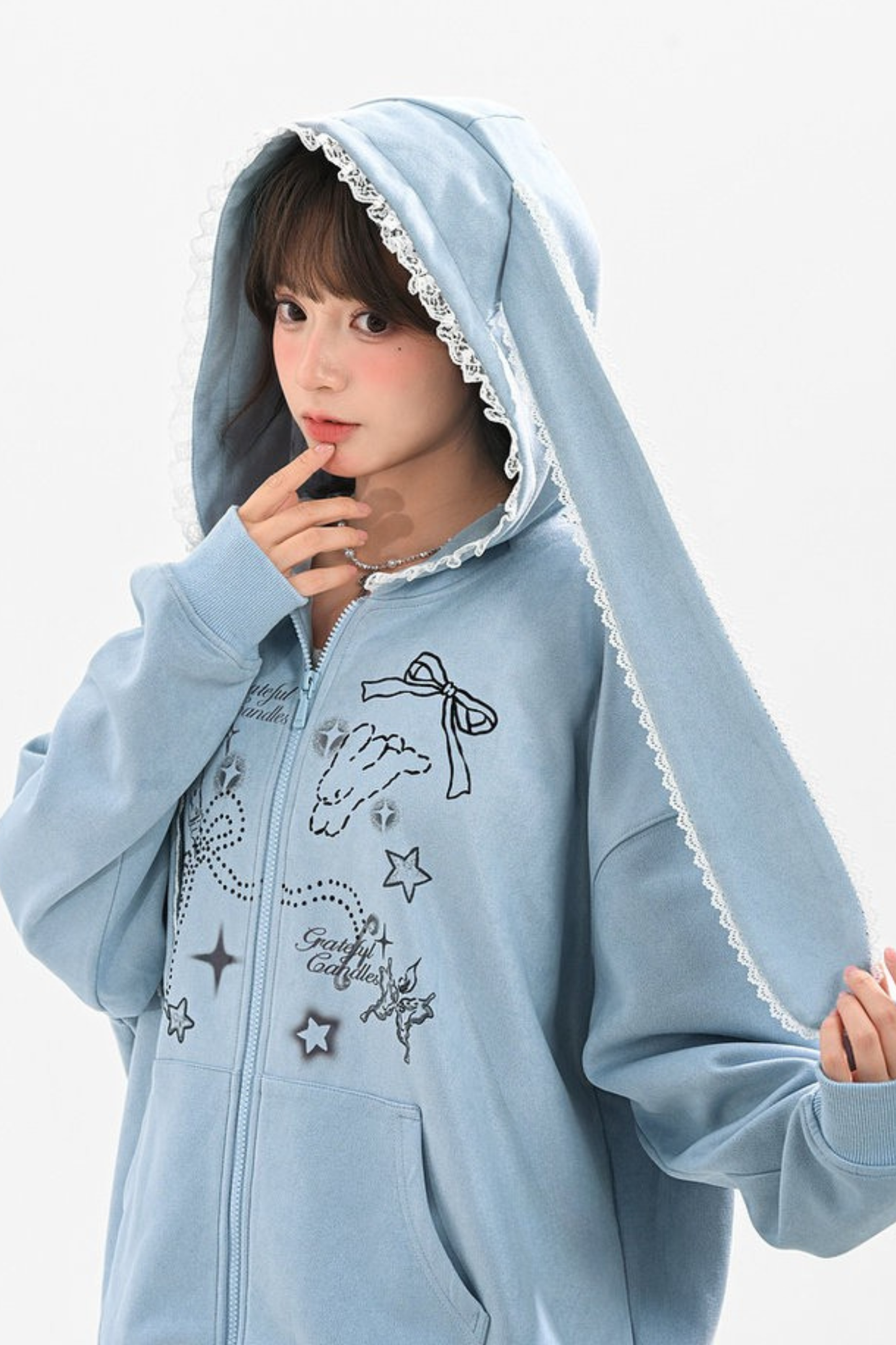 バニーイヤーズフードパーカー