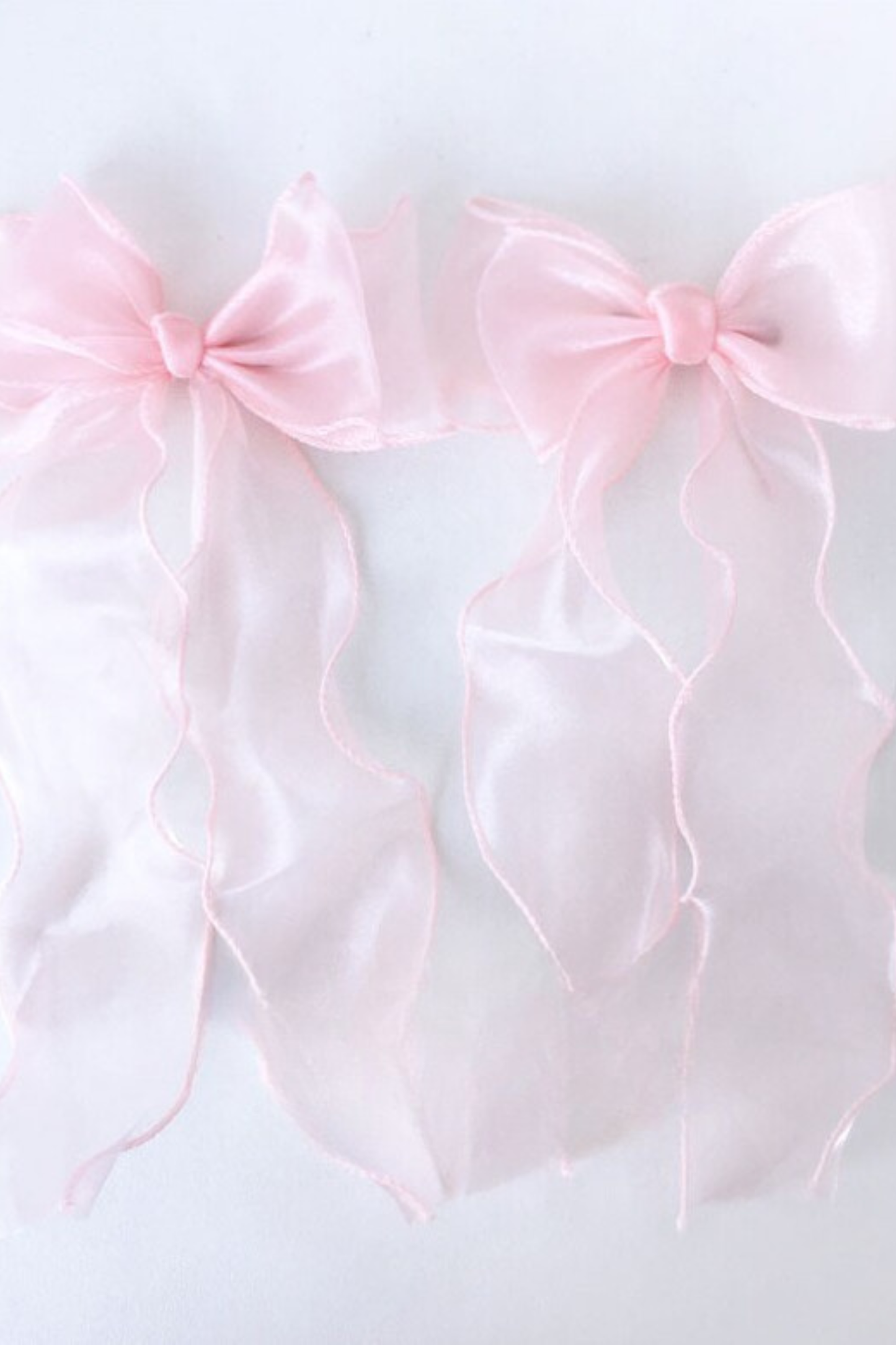 チュールリボンヘアピン