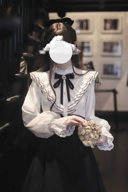 Elegant Sweet Frilled Dress