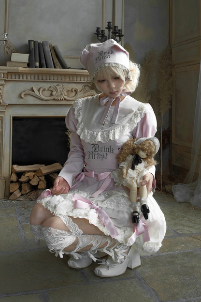 ドローストリングゴシックスイートトップス+ケーキスカート