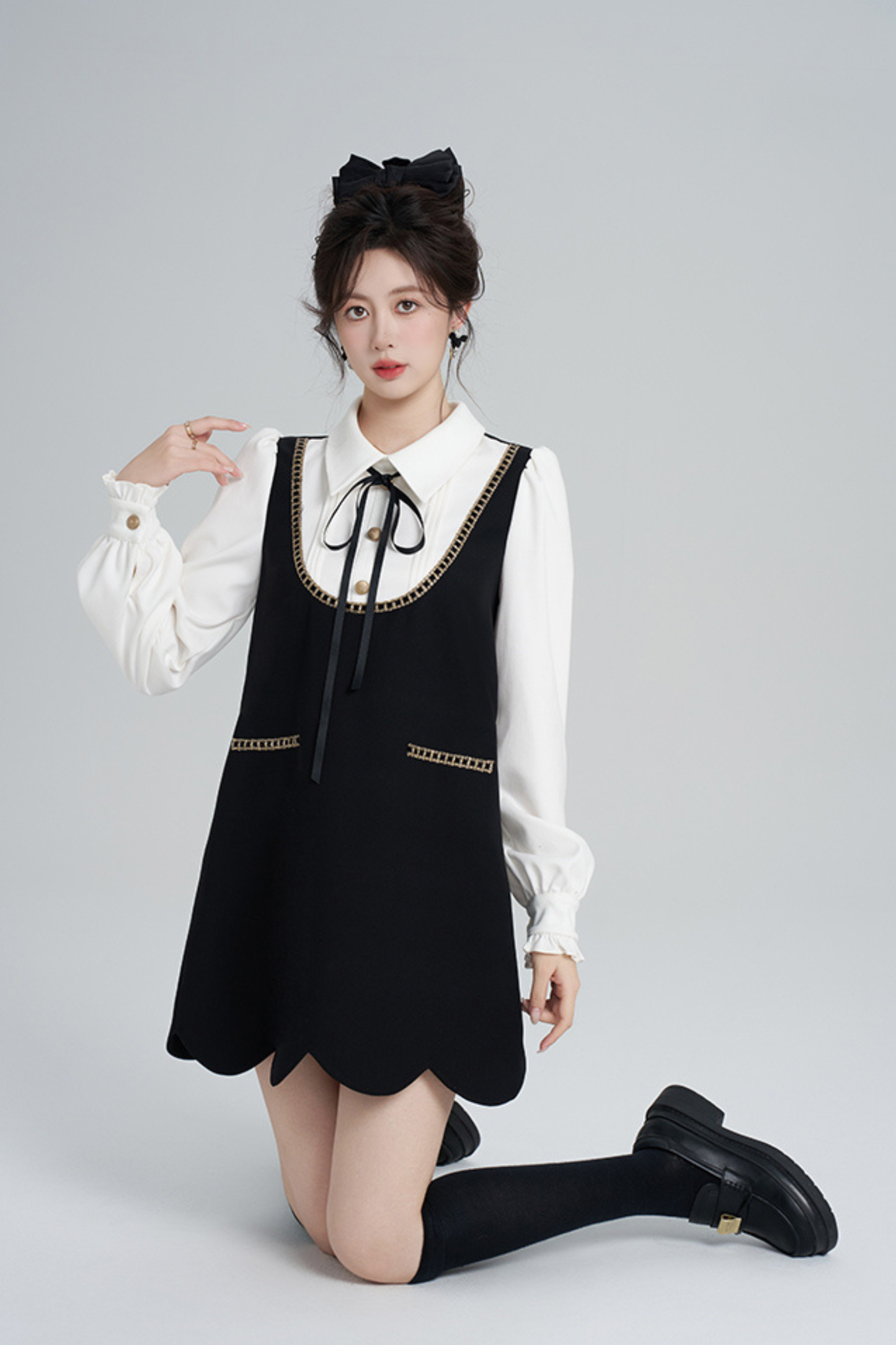 エレガントフレンチドールドレス