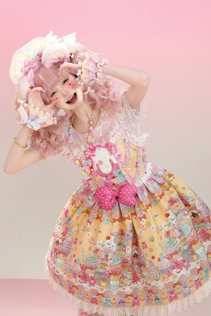 スウィートハートキャンディサスペンダースカート+ジャンパースカート