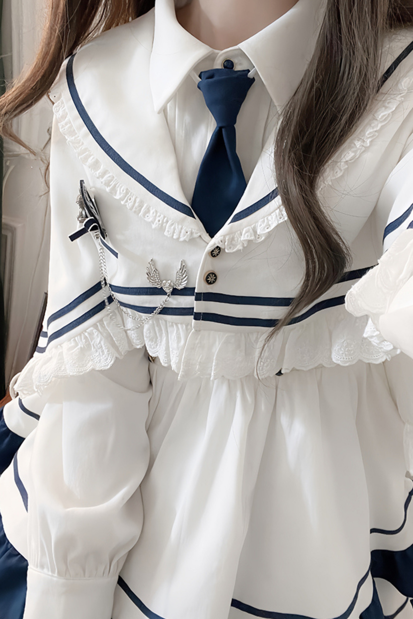 College Style Lolita Dress + Cape