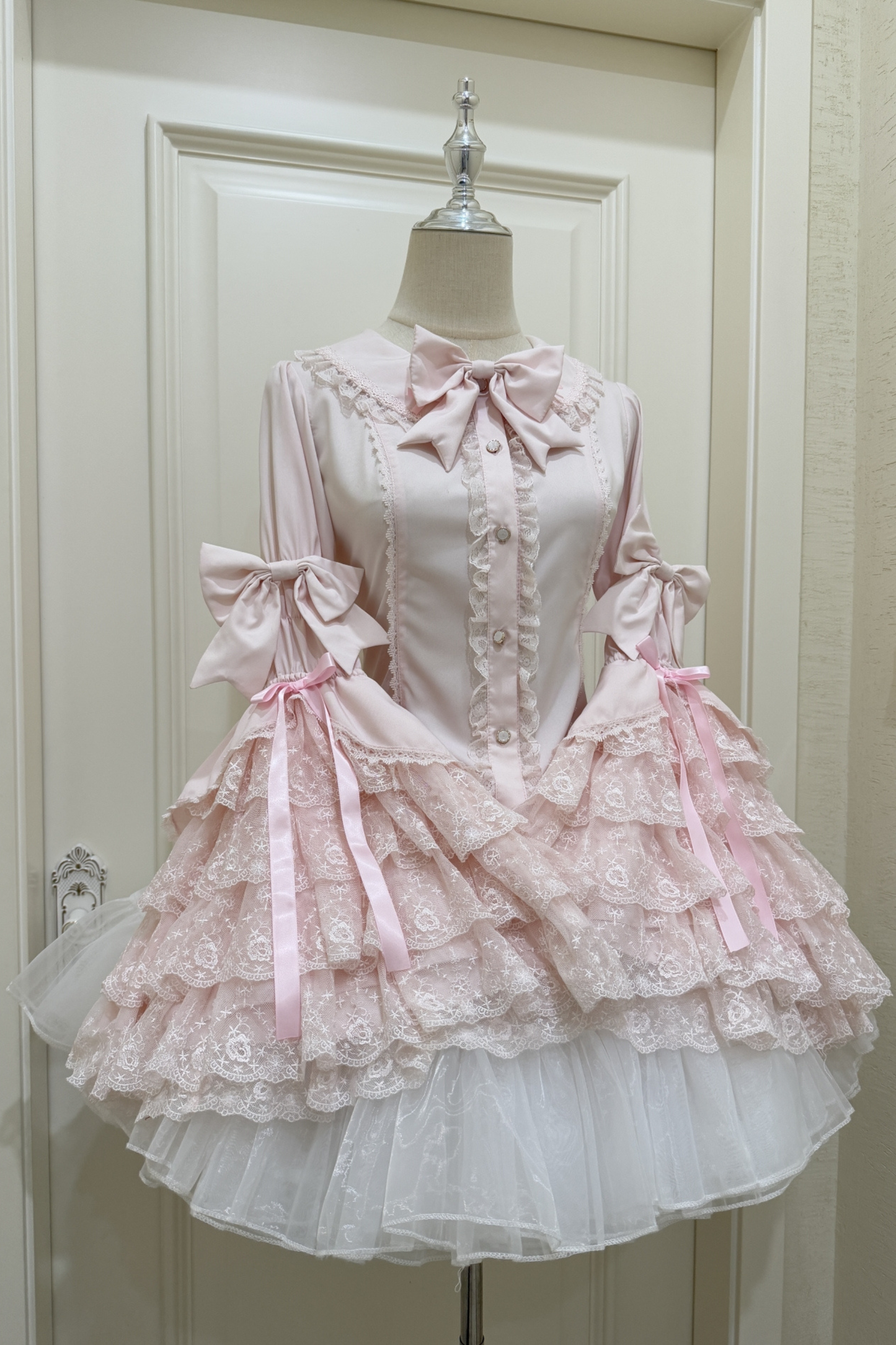 プリンセスリボンフリルスリーブシャツ