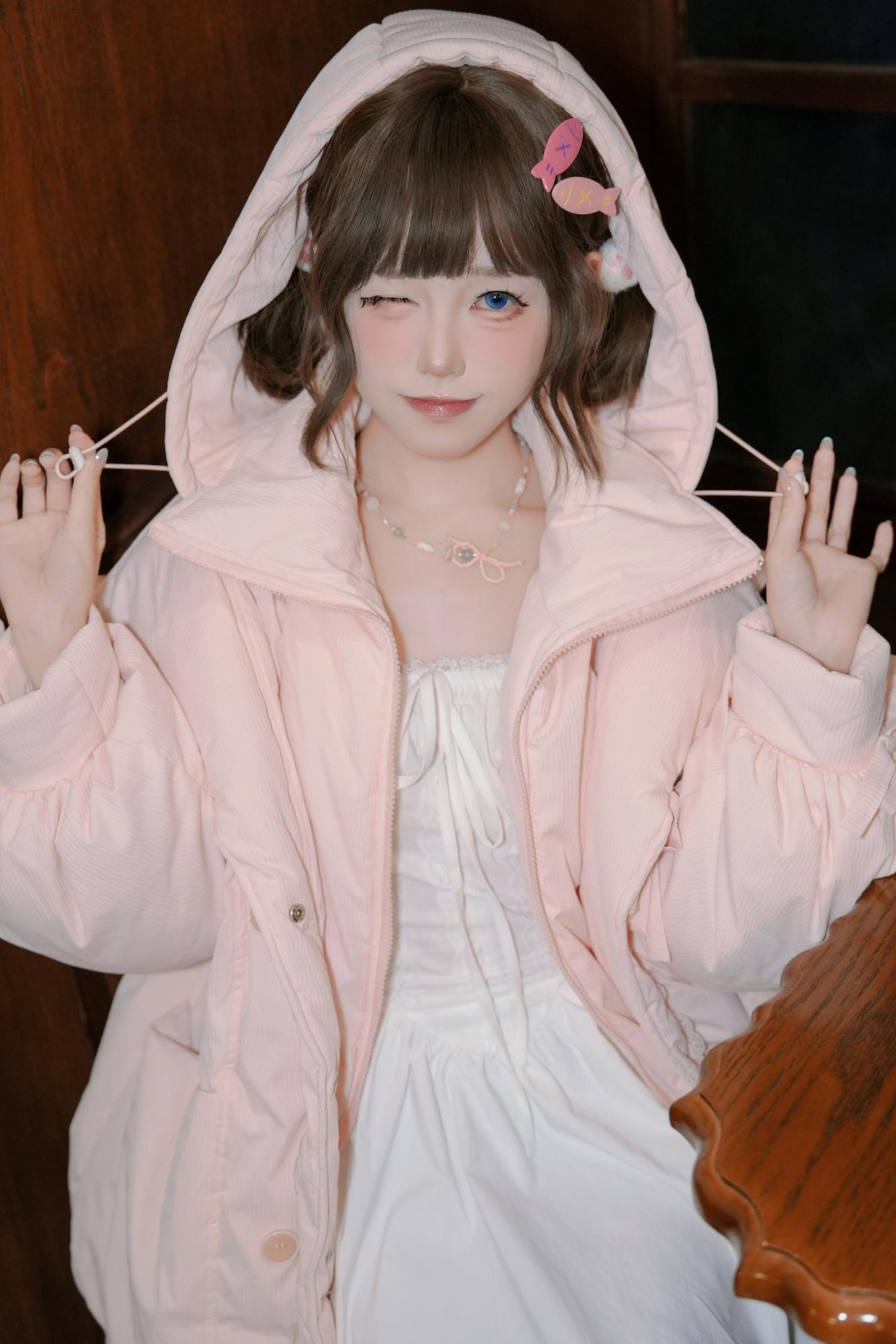 Sweet Hooded Down Jacket