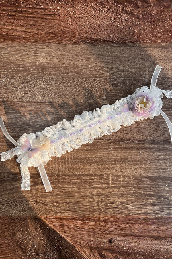 【予約商品】バレエスタイルエレガントドレス+ハット+ヘアバンド+リボンテール