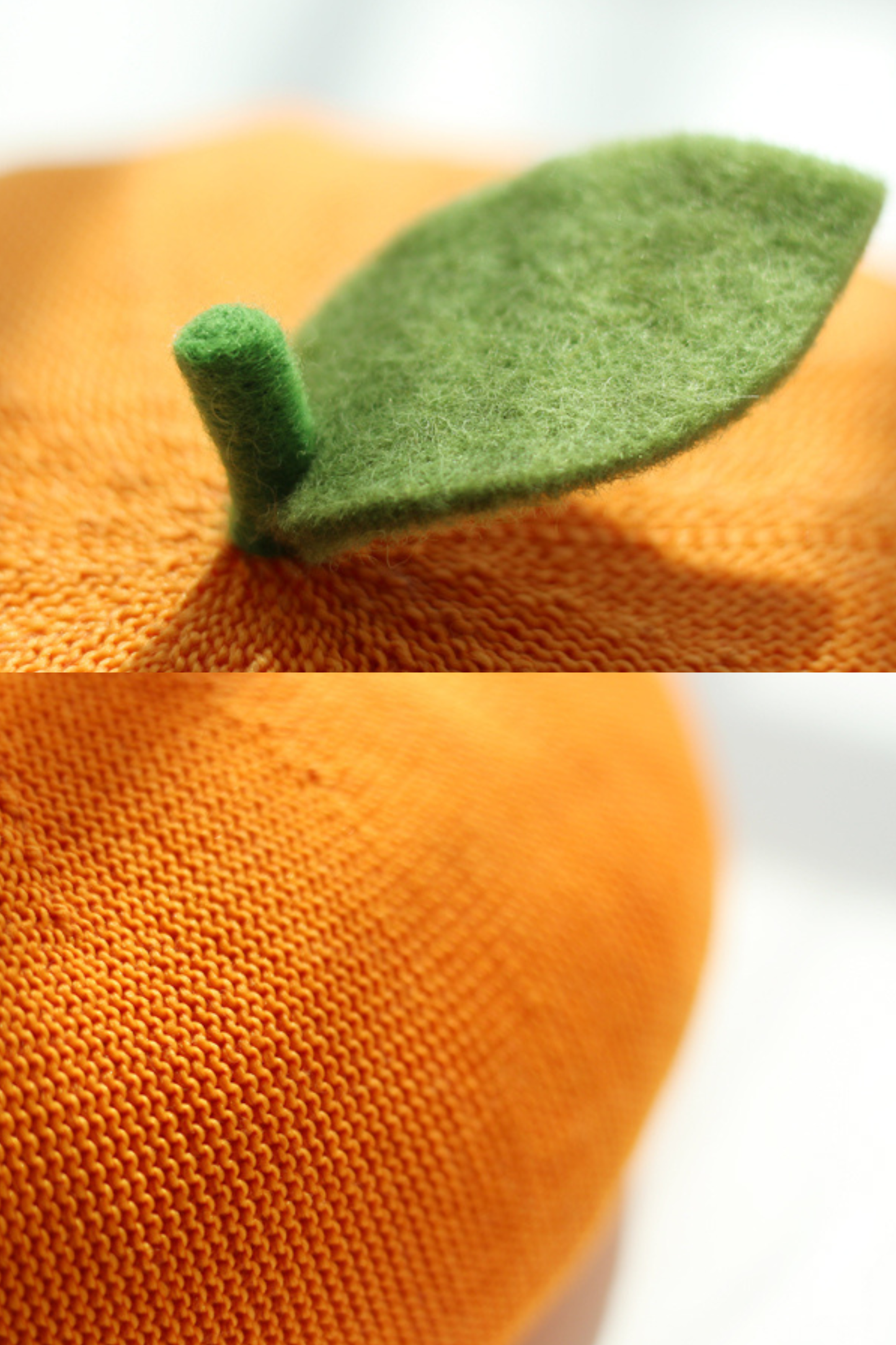 アップルオレンジベレー帽